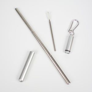 Luxe Stainless Steel Telescopic Straw - Infused Tea Company