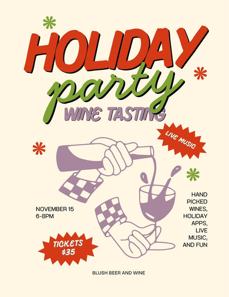 Holiday Party Wine Tasting