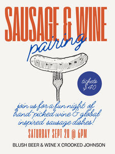 Sausage and Wine Pairing