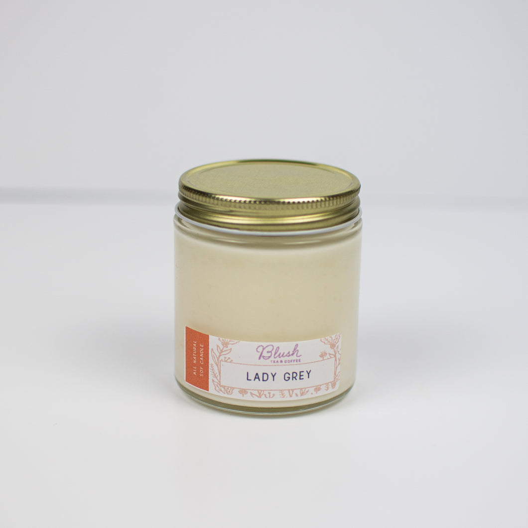Lady Grey - Blush Scented Soy Candle - Infused Tea Company