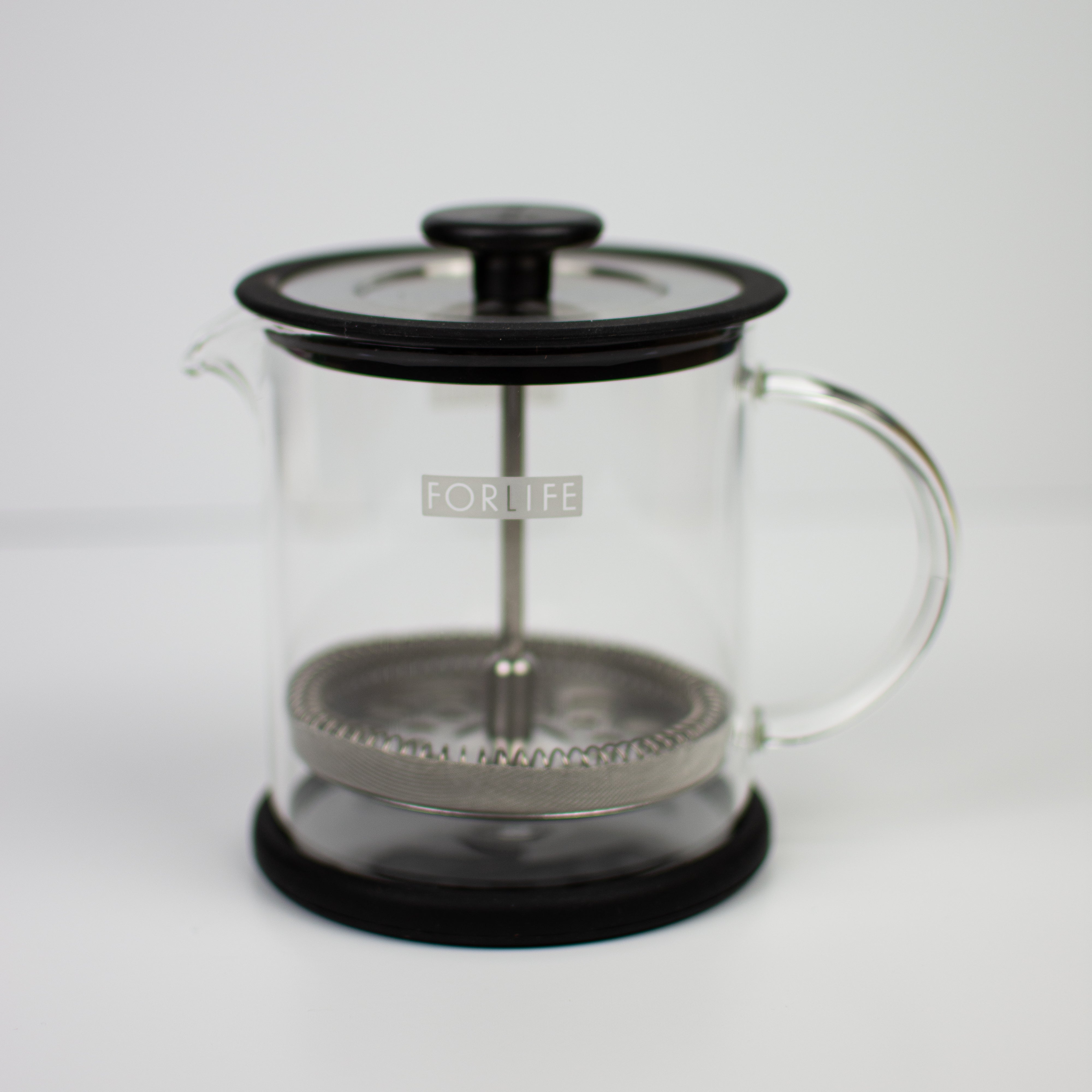 FORLIFE Design Cafe Style Small Glass Coffee / Tea Press 16 oz